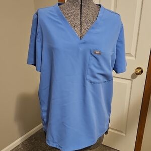 FIGS Vee Neck Scrubs Top